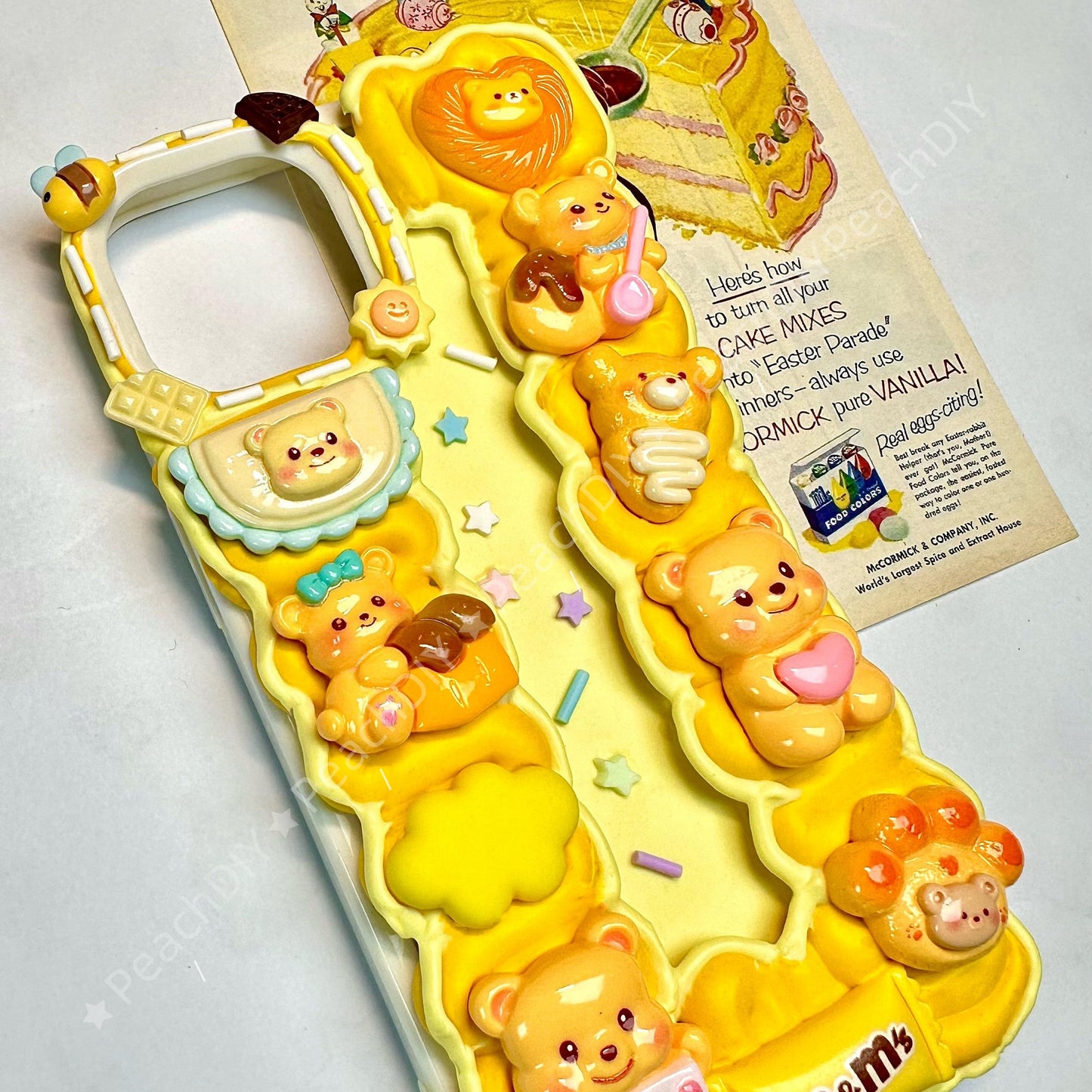 Butter Bear decoden Phone Case