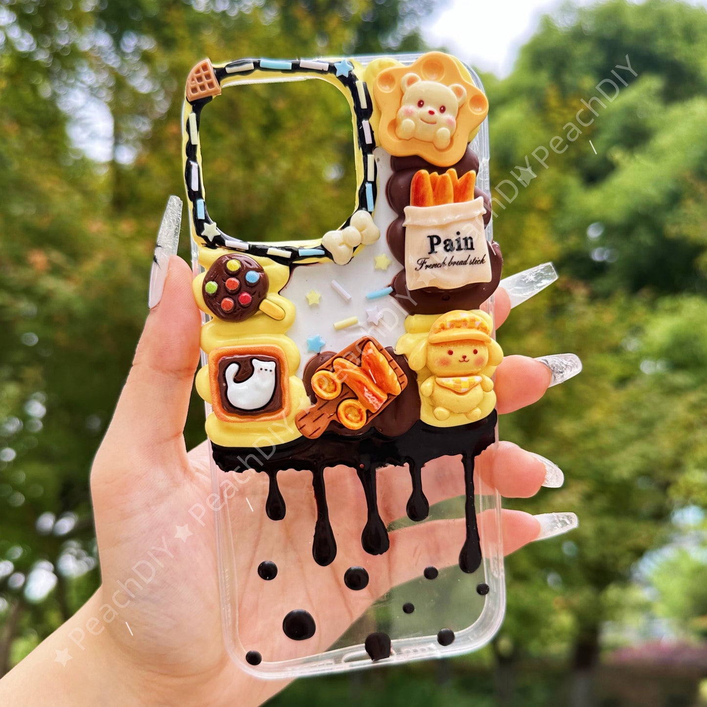 Chocolate  Decoden Phone Case