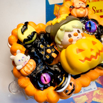 Halloween decoden phone clip with popmart sweet bean