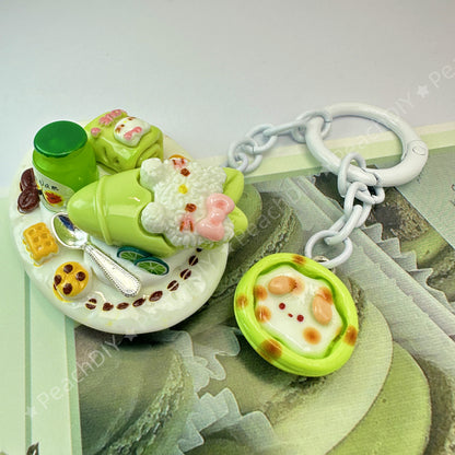 Miniature HelloKitty Roll Decoden Keychain