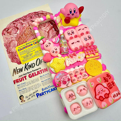 Kirby With Miniature Food Decoden Phone Case