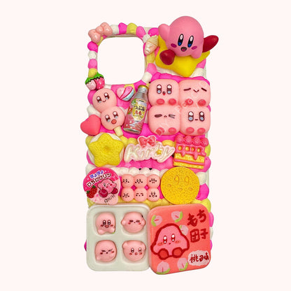 DIY Custom Handmade Kirby decoden phone case