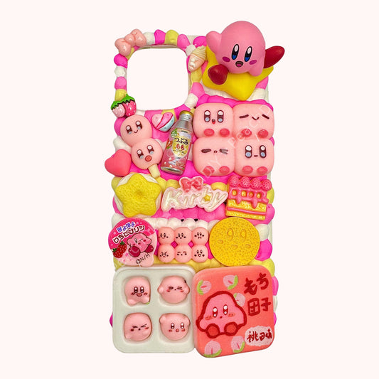 DIY Custom Handmade Kirby decoden phone case