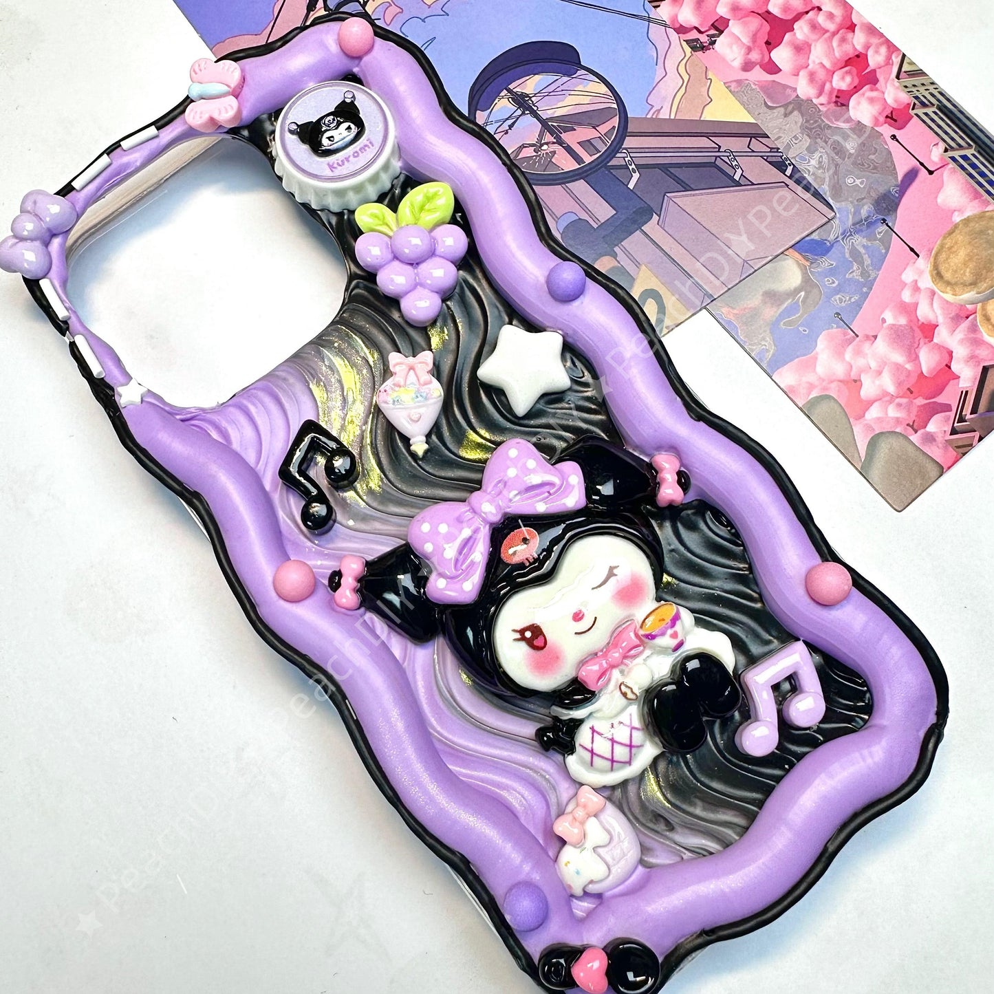 Kuromi Decoden Phone Case