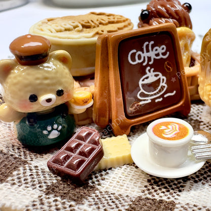 Miniature Bear Café Dessert Decor