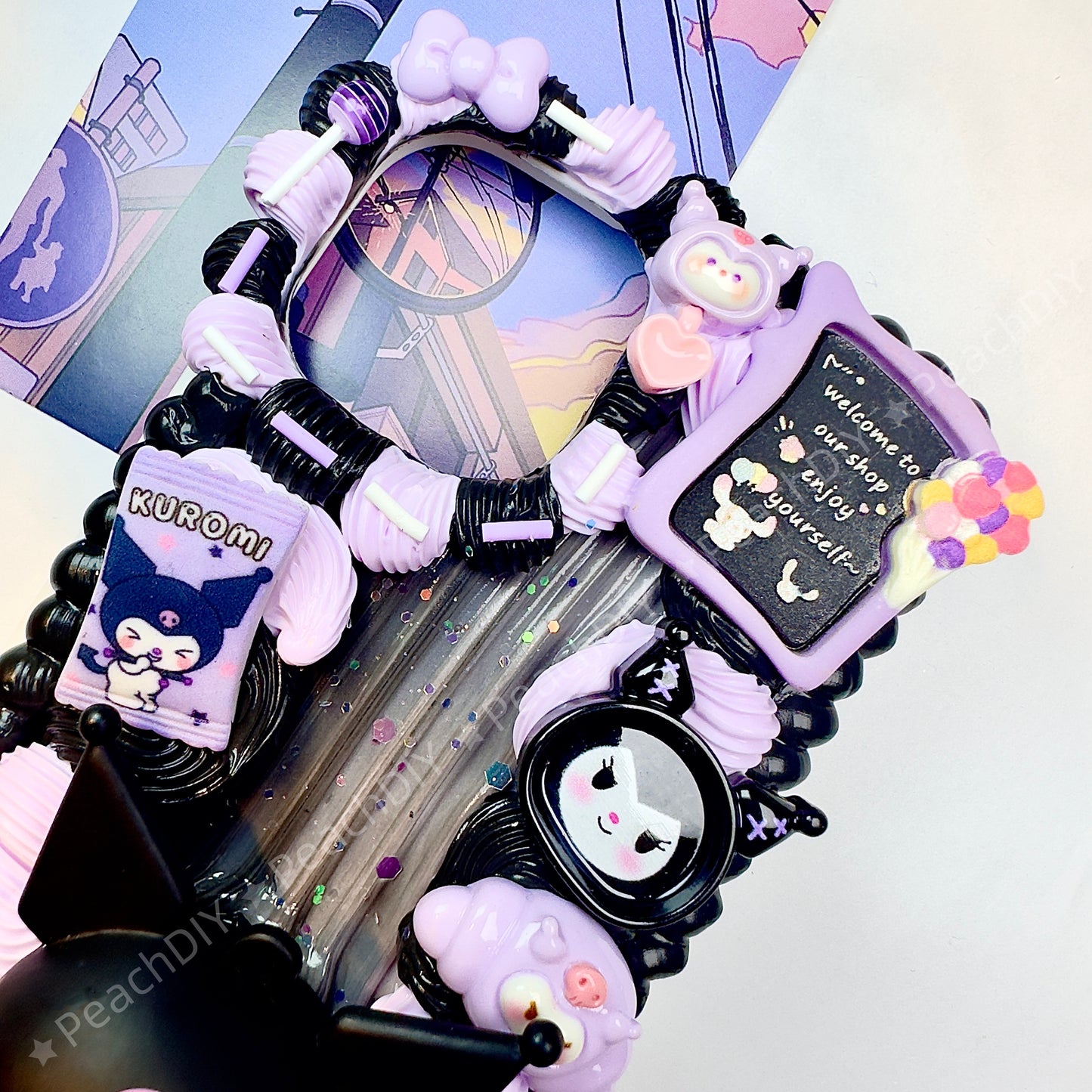 Sanrio Kuromi Doll Decoden Phone Case