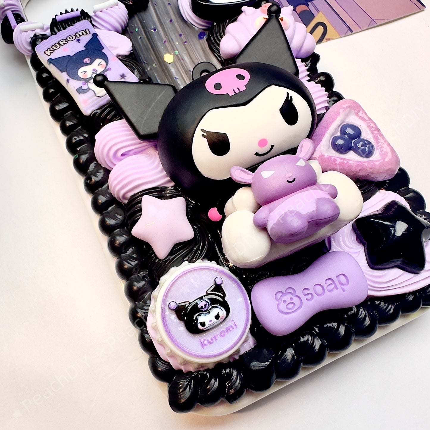 Sanrio Kuromi Doll Decoden Phone Case