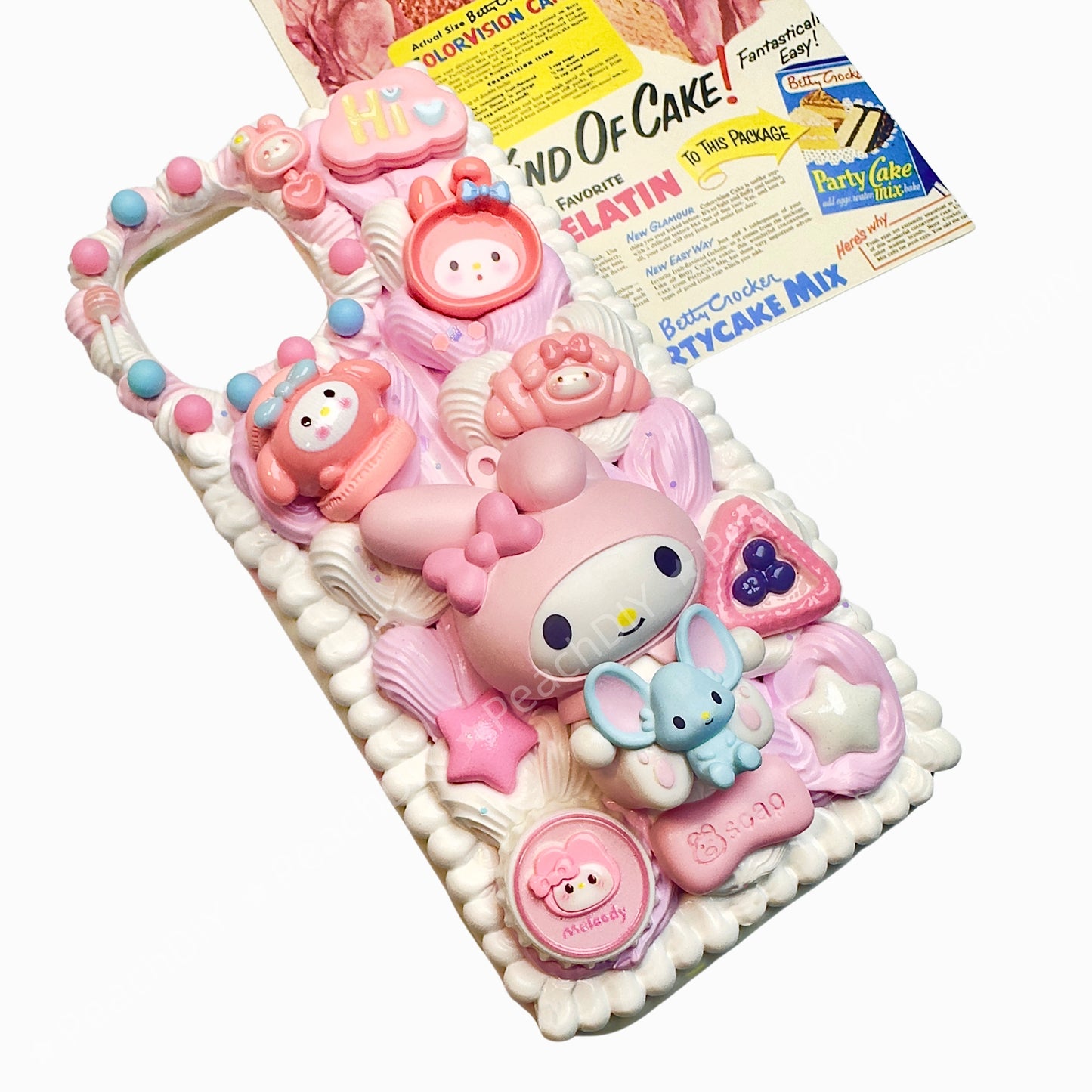 Sanrio My Melody Doll Decoden Phone Case